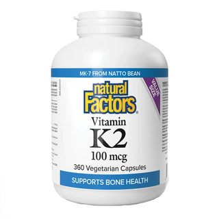 Natural factors - Vitamine k2 (100 mcg) - 360 vcaps