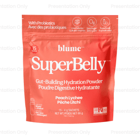 Blume - Superbelly poudre digestive, pêche et litchi - 60g