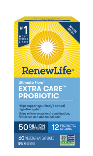 Renewlife - proiotiques extra soin 50 milliards 12 souches  - 60 vcaps