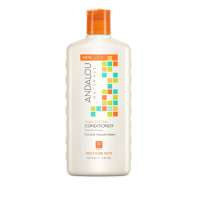 Andalou naturals - conditionneur hydratant à l'huile d'argan et au karité 340 ml.