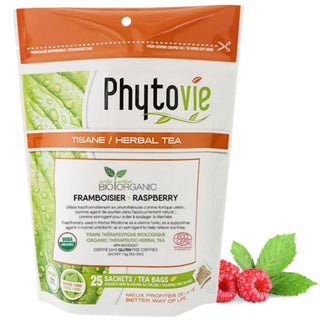 Phytovie - Tisane framboisier (tonique utérin) bio - 25 sachets