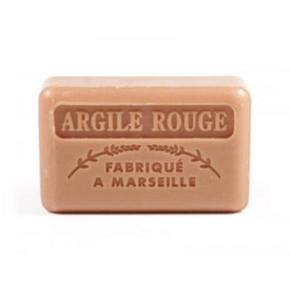Savon de marseille - savon beurre de karite / argile rouge - 125g