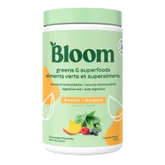 bloom - Aliments verts et superaliments (saveur mangue) - 132 g