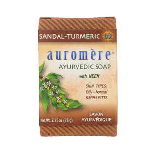 Auromère - ayurvedic bar soap | sandal-turmeric 78 g