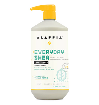 Alaffia - everyday shea conditionneur au karité : vanille menthe - 950 ml.