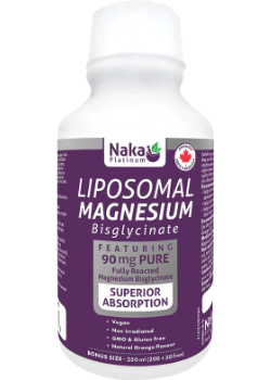Naka 
- platinum magnesium bisglycinate liposomal 90mg - 250 ml