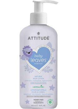 Attitude - lotion pour le corps baby leaves (bonne nuit au lait d'amande) 473 ml
