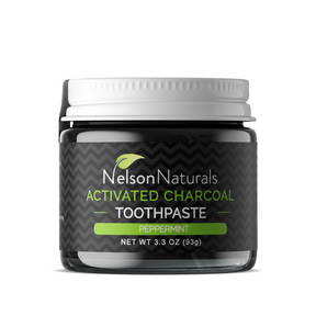 Nelson naturals - dentifrice au charbon actif et à la menthe poivrée 93 g.
