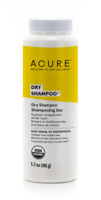 Acure - shampoing sec – tous types de cheveux 48 g.