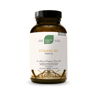 Health first - vitamine d3 1000ui - 2 x 500 gélules