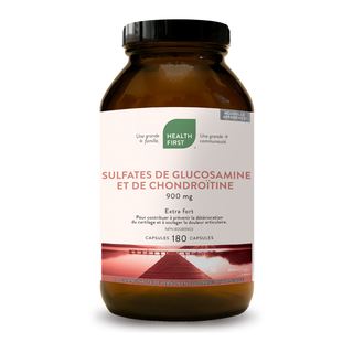 Health first - glucosamine et sulfate de chondroïtine  900mg - 180 caps