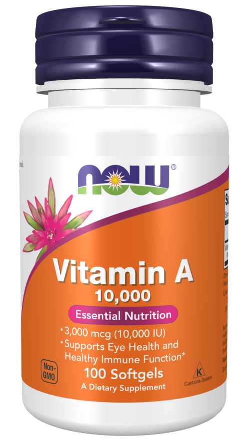 Now - vitamine a 10,000ui - 100 sgél.