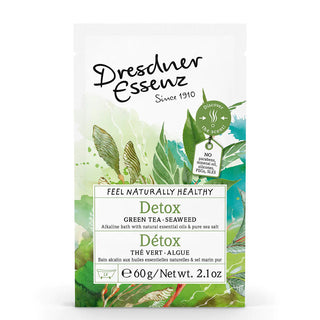 Dresdner essenz - 
sels de bain detox : the vert et algue - 60g
