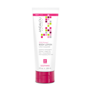 Andalou naturals - lait corps apaisant sensitive 1000 roses 236 ml.