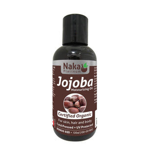 Naka - platinum huile hydratante de jojoba pure bio -  130 ml