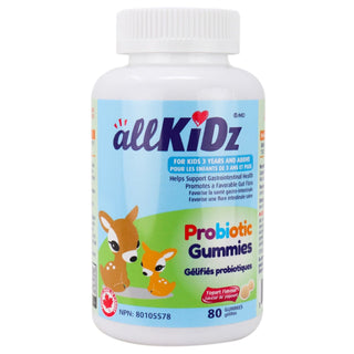 Allkidz - probiotiques gélifiées : saveur yaourt - 80 gélifiés