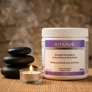 Vita·rub – crème analgésique professionnelle – soulagement musculaire & articulaire (400 g)