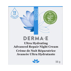 Derma e - crème de nuit réparatrice avancée  ultra hydratante  - 56 g