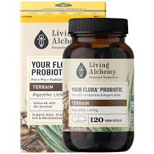 Living alchemy - Votre flore probiotique terrain - 120vcaps