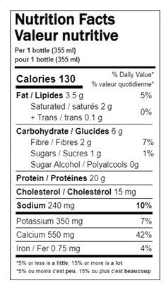 Ideal protein - Frappé au chocolat pret a boire - 12  btles