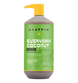 Alaffia - nettoyant pour le corps noix de coco quotidienne - tout simplement de la noix de coco 950 ml