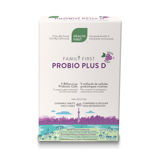 Family first - probiotique plus d  5m ss/ raisin - 60 comprimés à croquer