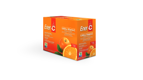 Ener-life - ener-c - mélange à boisson pétillante 1,000mg vit c : orange - 30 sachets.