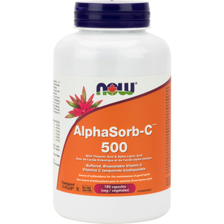 Now - alphasorb-c(mc) 500 mg 180 vcapsules