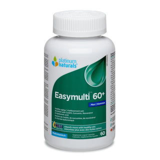 Platinum naturals - Easymulti 60+ pour hommes - 60 vcaps