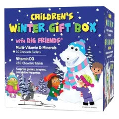 Natural factors - Boite cadeau d'hiver pour enfants - 60 +250 comp.