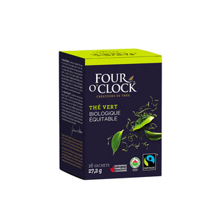 Four o'clock - thé vert bio - 16sachets