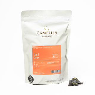 Camellia sinensis - Earl grey bio, thé noir aromatisé - Sac (50 sachets)