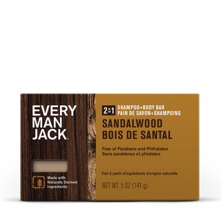 Every man jack - shampoing & pain de savon pour le corps  au bois de santal 141 g