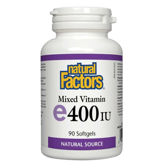 Natural factors - Vitamine e (400 ui) - 90 gel