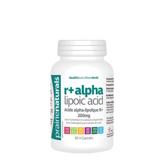 Prairie naturals - R+acide alpha-Lipoique 200 mg - 60 vcaps