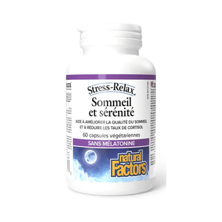 Natural factors - Sommeil et sérénité  sans mélatonine - 60 caps