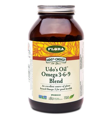 Flora - capsules d'huile d'udo® mélange d'oméga 3•6•9