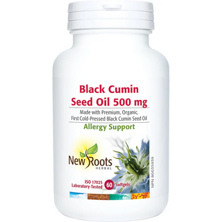 New roots - cumin noir huile de graine bio 500 mg