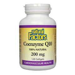 Natural factors - Coenzyme q10 200mg - 120 gél.