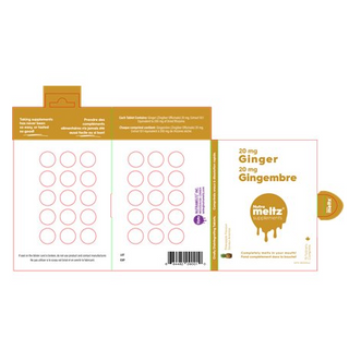 Nutrameltz - gingembre - 20mg -  15 comprimés.