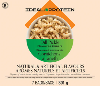 Ideal protein - Zippers saveur cornichon à l'aneth 7 sachets