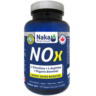 Naka - Platinum nox l-Citrulline + l-Arginime +betterave biologique - 90 vcaps