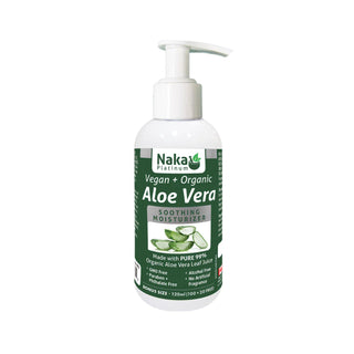 Naka - platinum aloes hydratant (vegetalien, bio) pompe - 120 ml