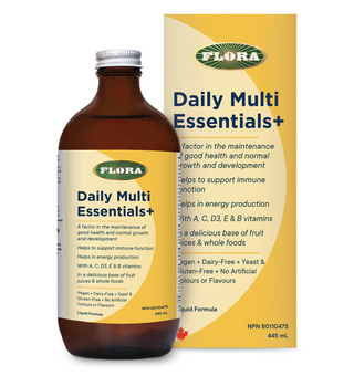 Flora - multivitamines essentielles+ quotidiennes 226 ml