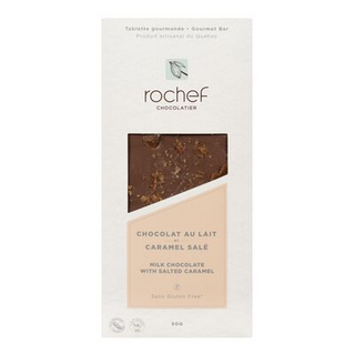 Rochef - tablette chocolat au lait saveur de caramel salé 50 g