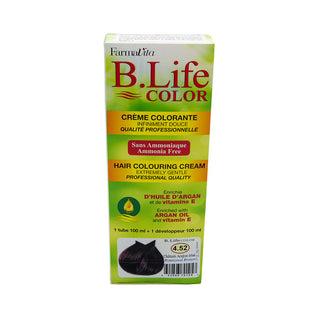 B.life color - (4.52) crème colorante, chatain acajou irisé - 100 ml