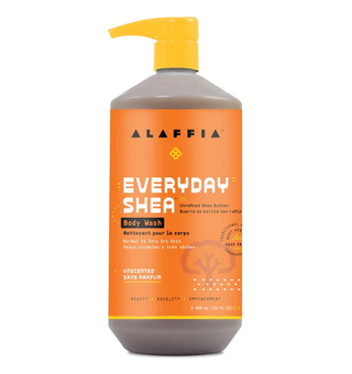 Alaffia - nettoyant pour le corps au beurre de karité et margousier - sans parfum 950 ml