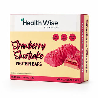 Health wise - Barre tendre shortcake fraise 7 barres