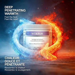 Vita·rub – crème analgésique professionnelle – soulagement musculaire & articulaire (400 g)
