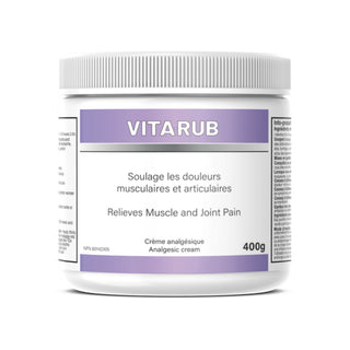 Vita·rub – crème analgésique professionnelle – soulagement musculaire & articulaire (400 g)